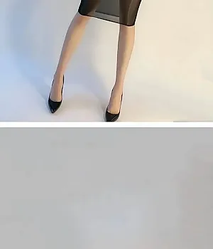 팬티가 잘보이는 오피스룩