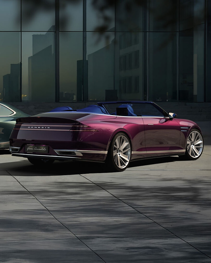 제네시스, G90 기반의 그란 쿠페 & 그란 컨버터블 컨셉트카
