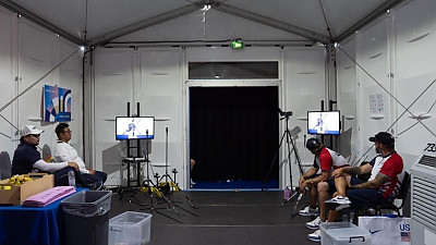 양궁 경기 시작 전 대기실.jpg