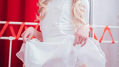 핑크 간호사 코스프레